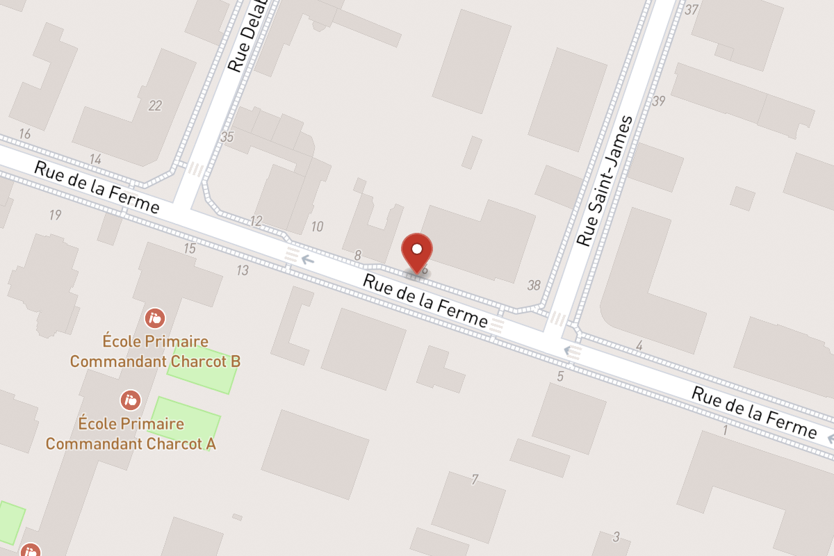 Plan de situation — 6 Rue de la Ferme