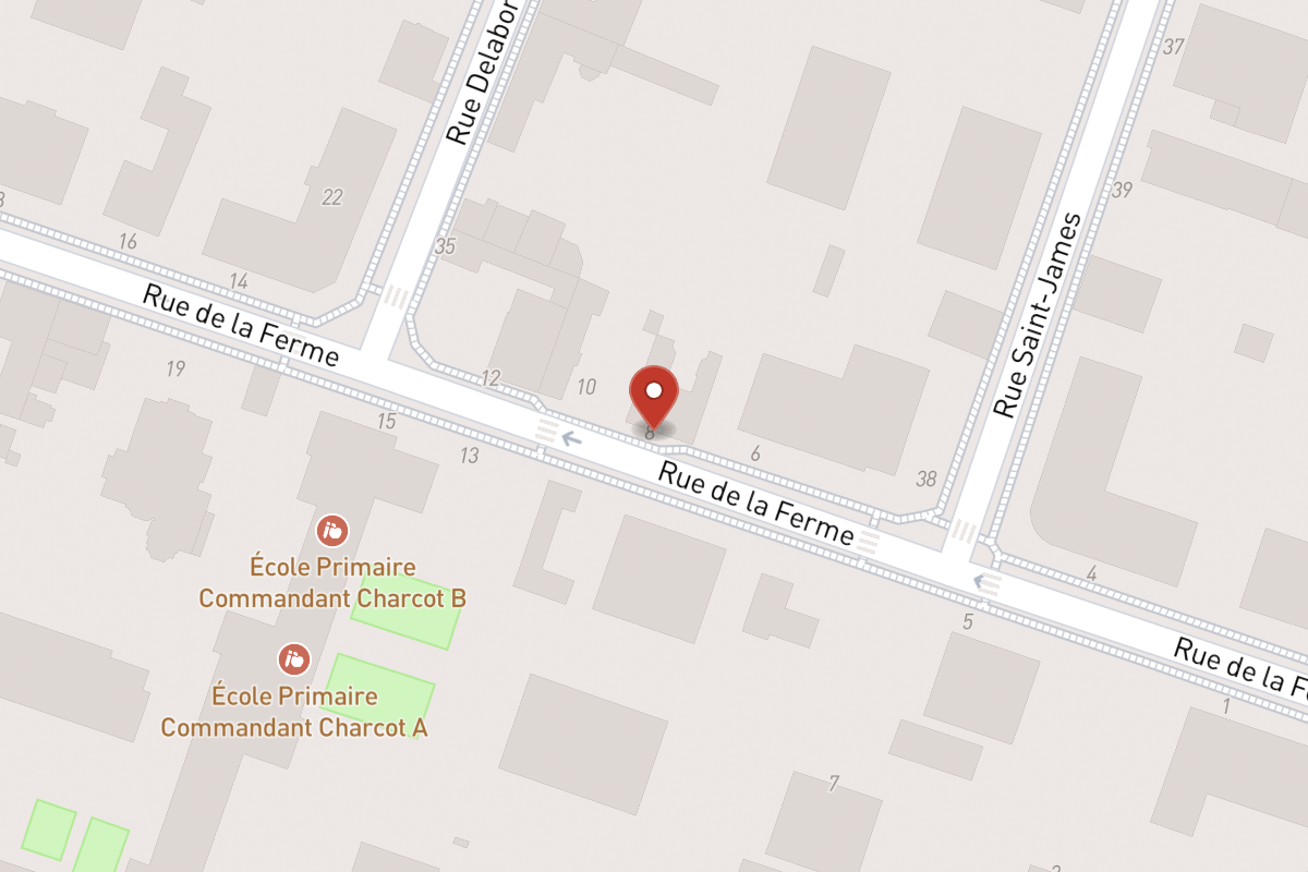 Plan de situation — 8 Rue de la Ferme