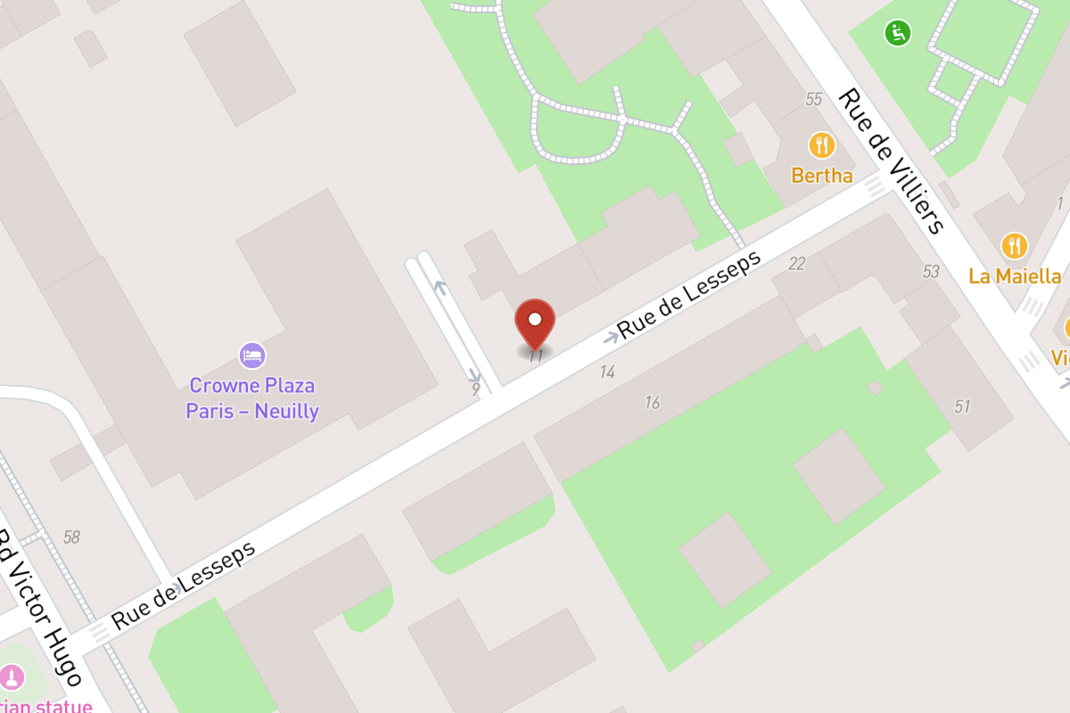 Plan de situation — 11 Rue de Lesseps