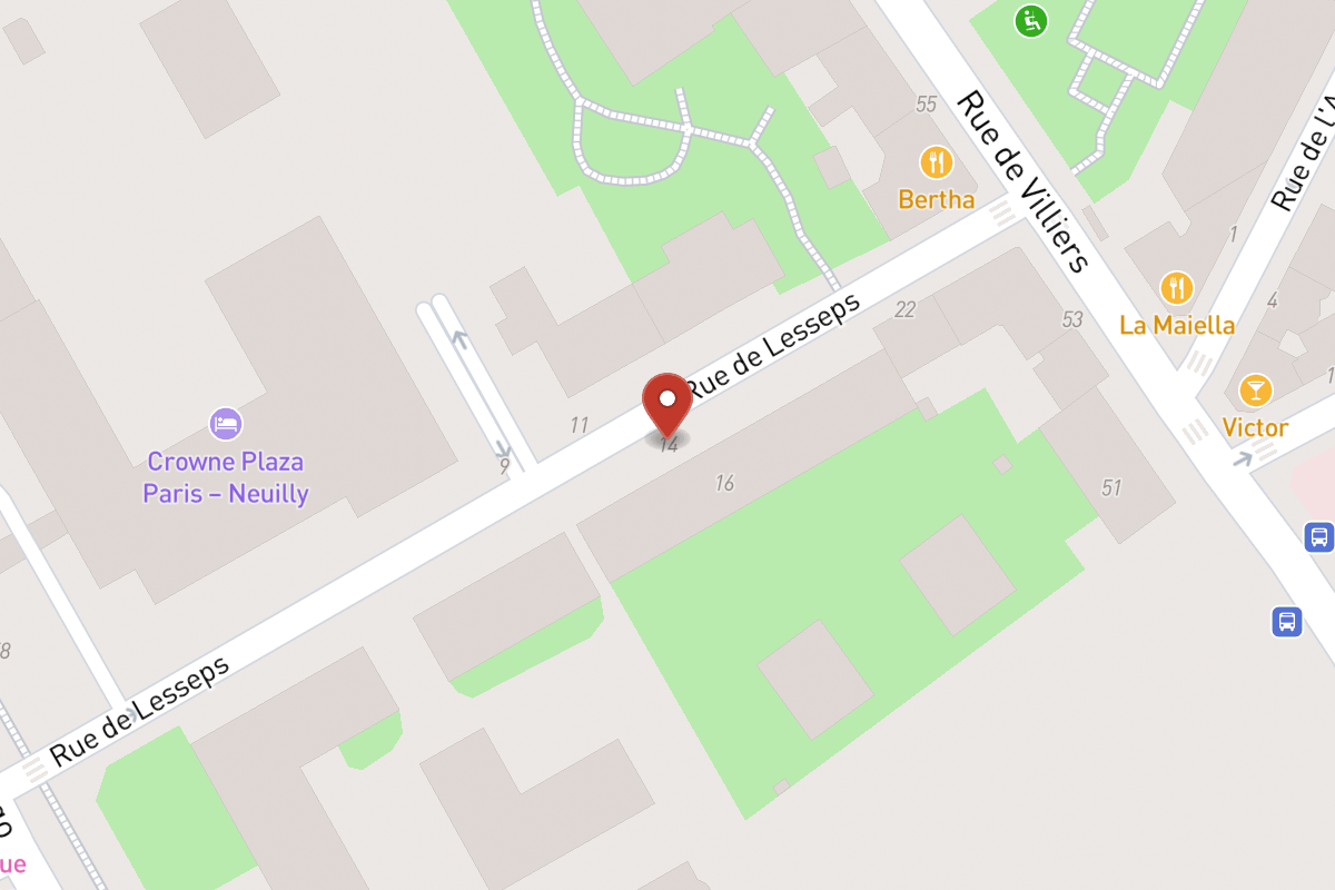 Plan de situation — 14 Rue de Lesseps
