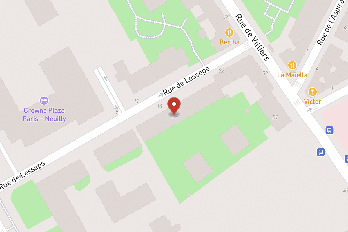 Plan de situation — 16 Rue de Lesseps