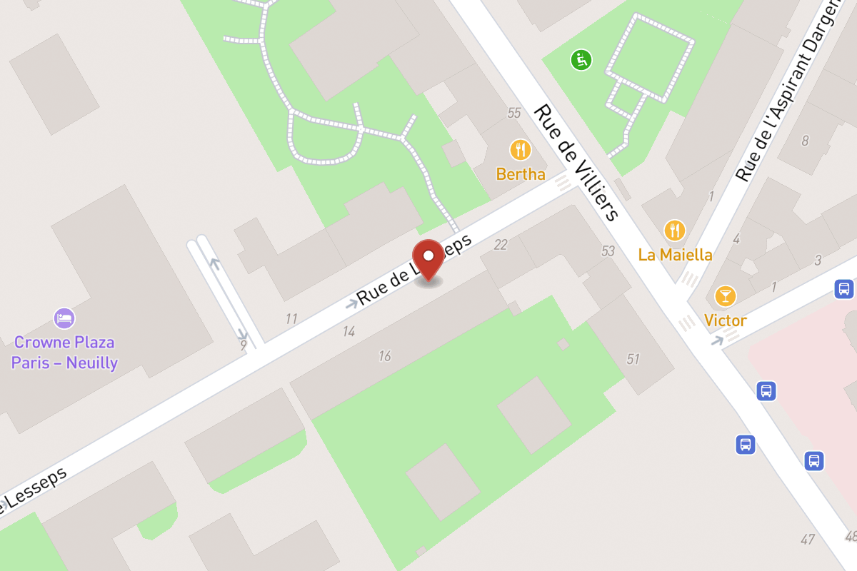 Plan de situation — 18 Rue de Lesseps