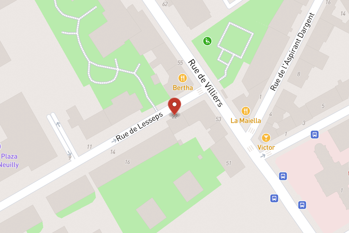 Plan de situation — 22 Rue de Lesseps