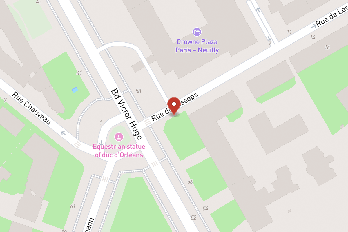 Plan de situation — 4 Rue de Lesseps