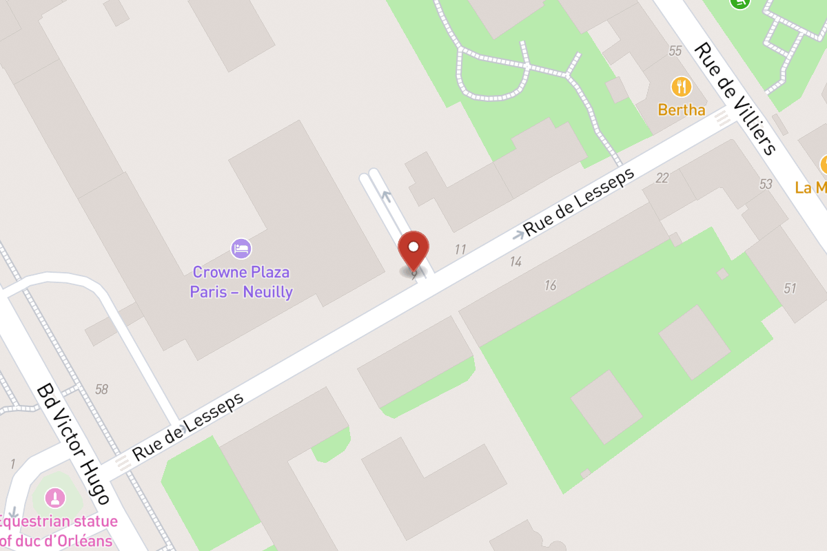 Plan de situation — 9 Rue de Lesseps
