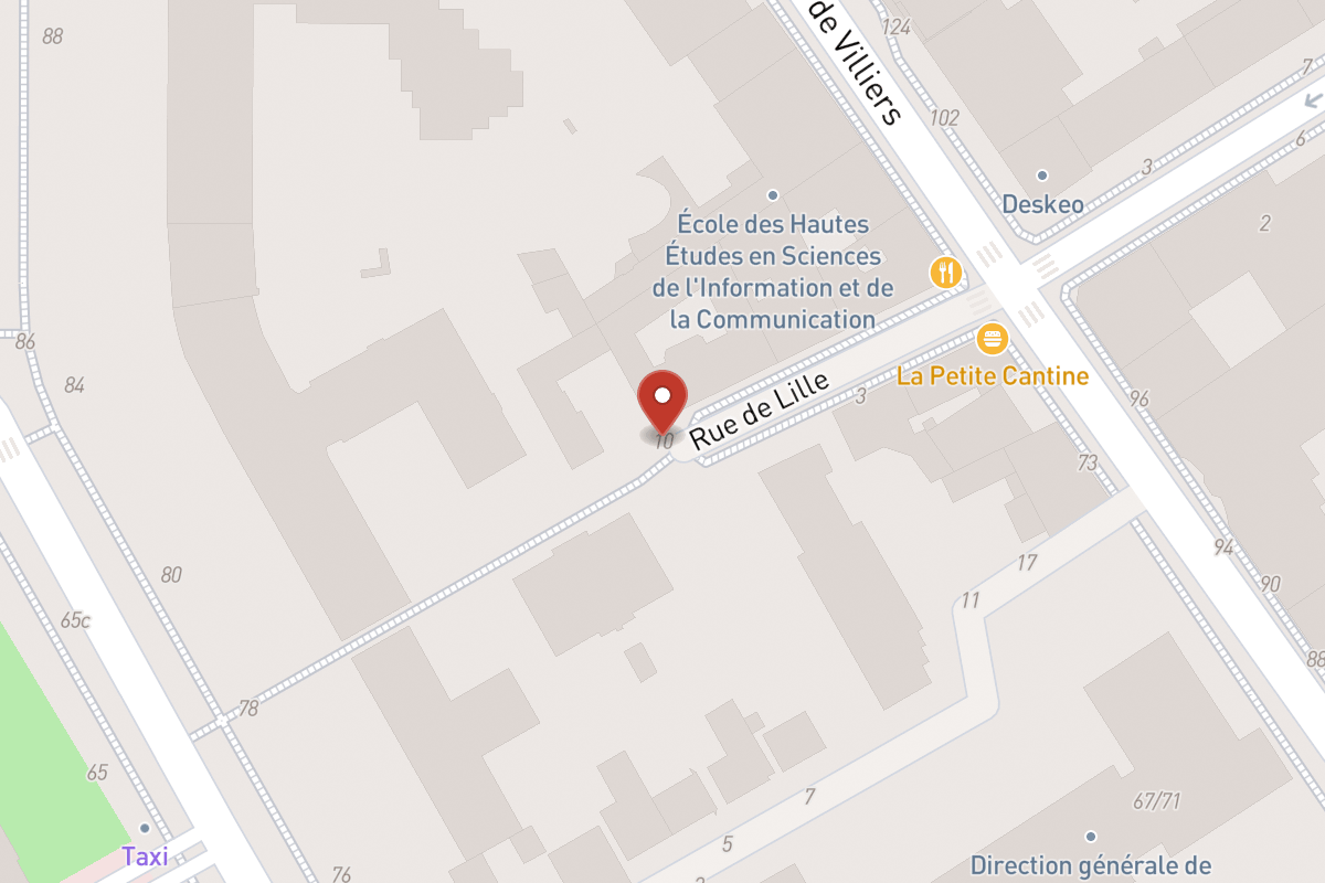 Plan de situation — 10 Rue de Lille
