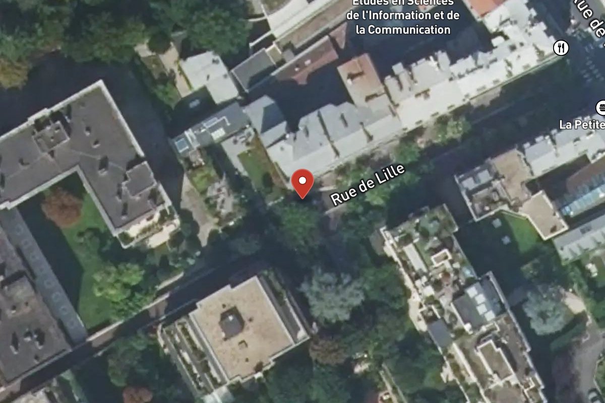 Vue satellite — 10 Rue de Lille