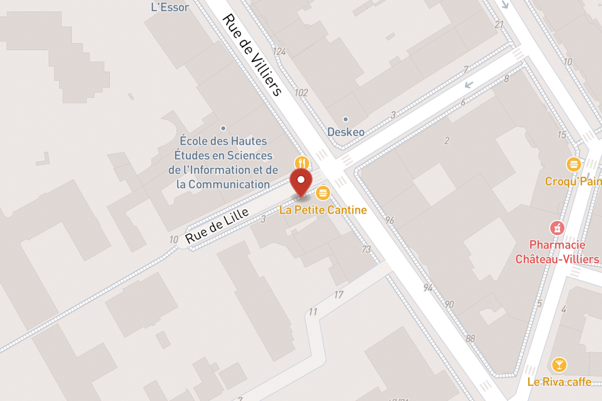 Plan de situation — 1 Rue de Lille