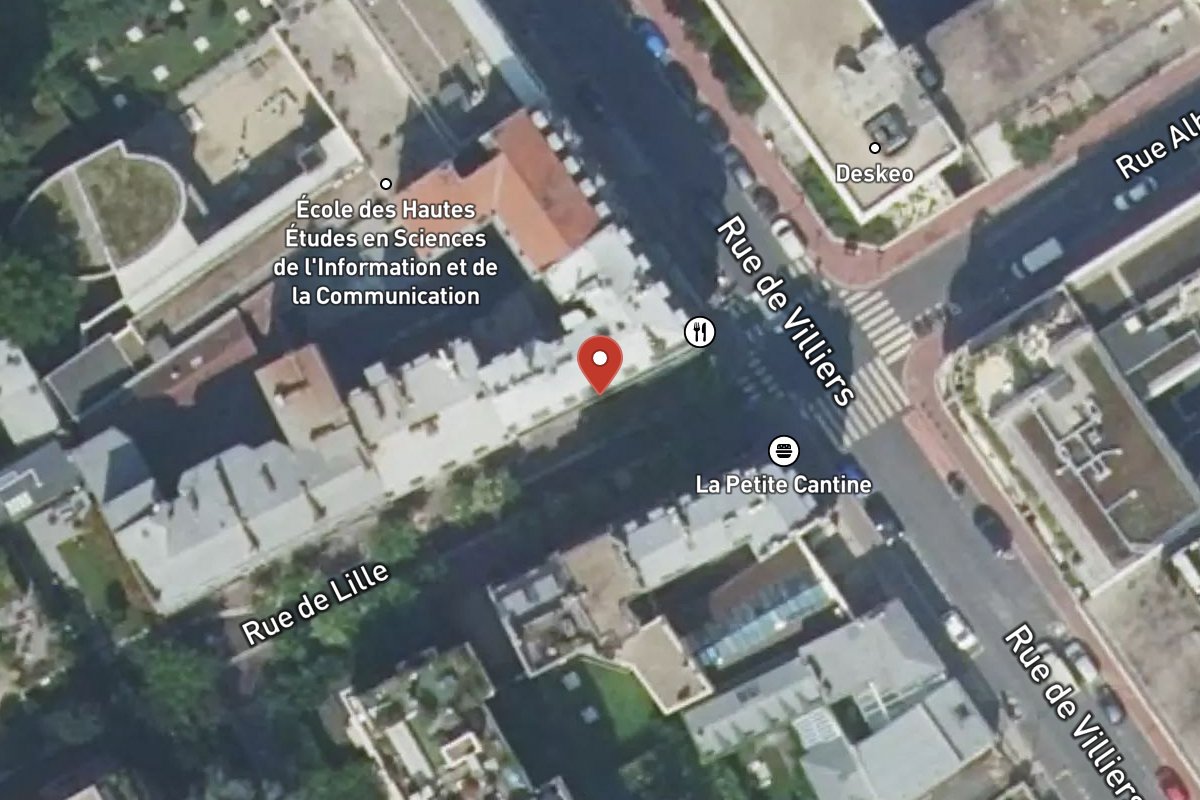 Vue satellite — 2 Rue de Lille