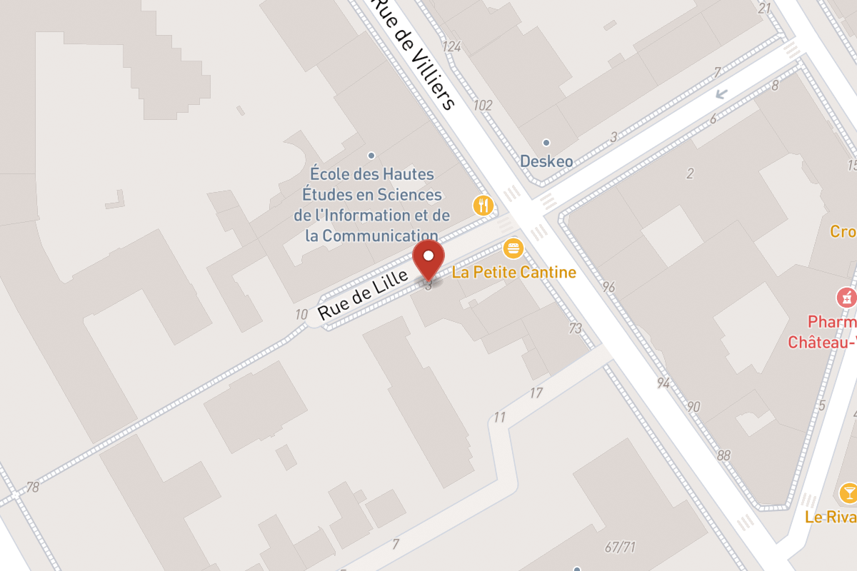 Plan de situation — 3 Rue de Lille
