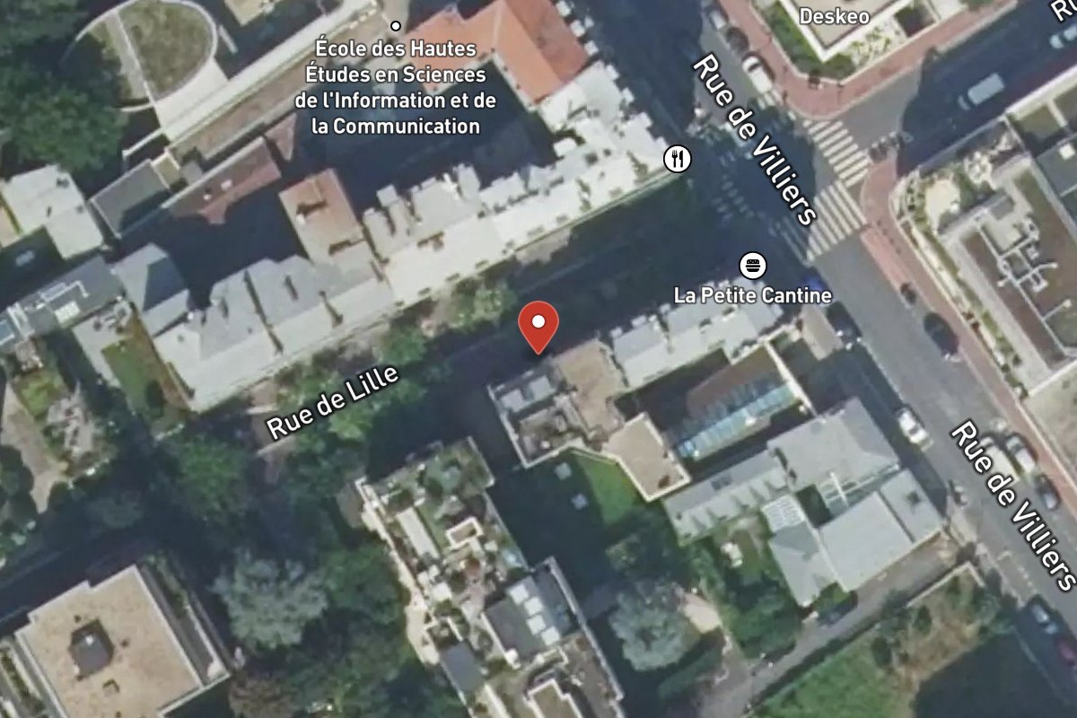 Vue satellite — 3 Rue de Lille