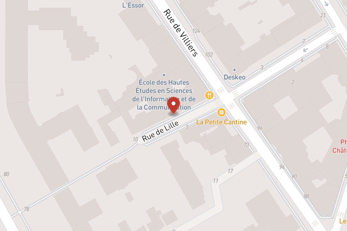 Plan de situation — 4 Rue de Lille