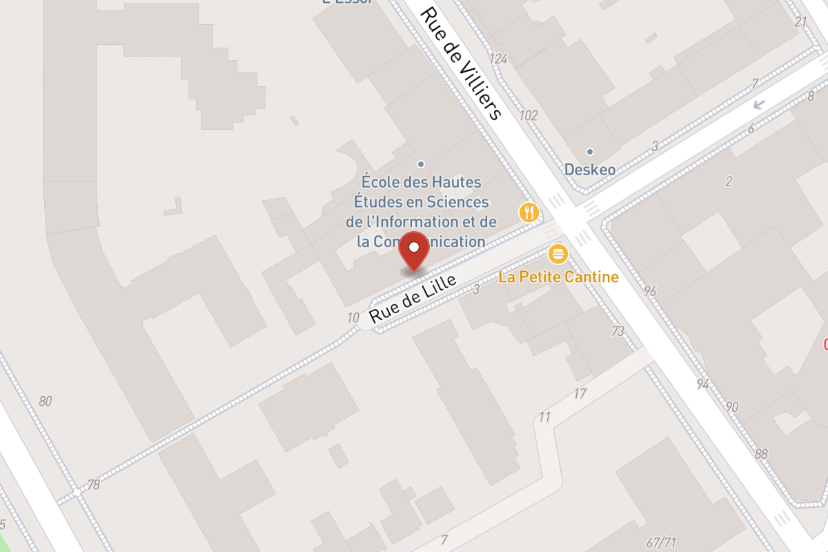 Plan de situation — 6 Rue de Lille