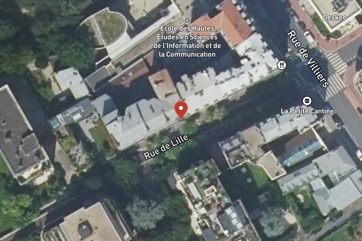 Vue satellite — 6 Rue de Lille