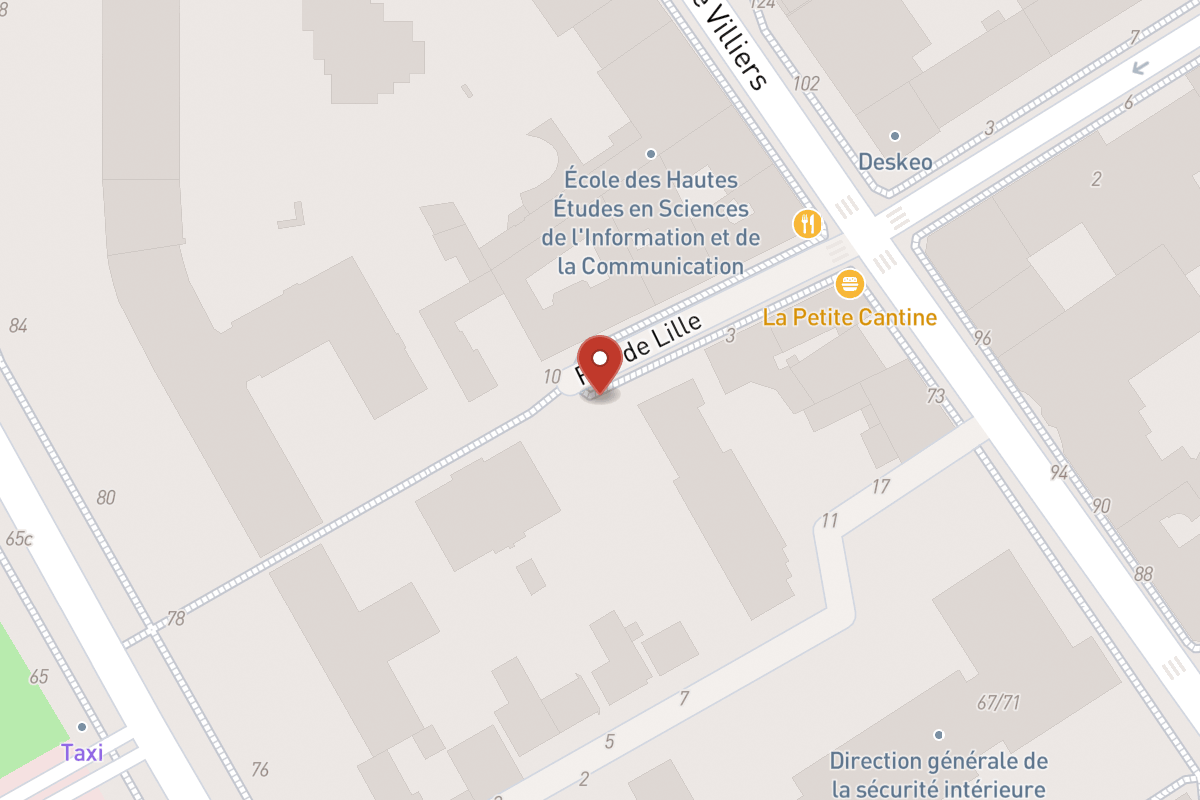 Plan de situation — 7 Rue de Lille