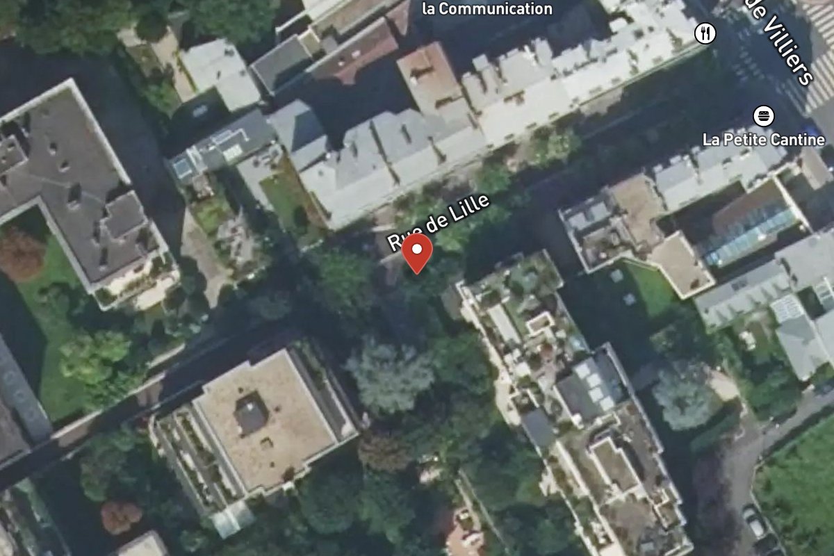 Vue satellite — 7 Rue de Lille