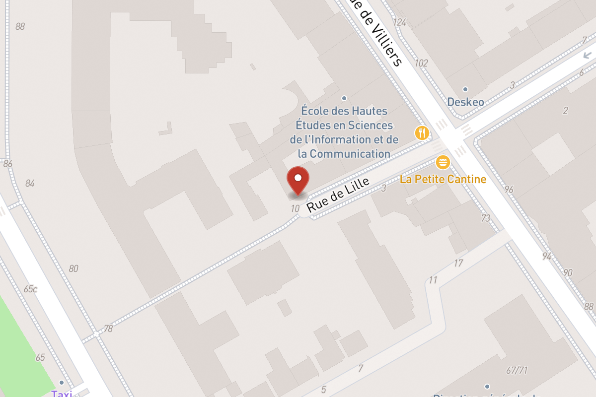 Plan de situation — 8 Rue de Lille