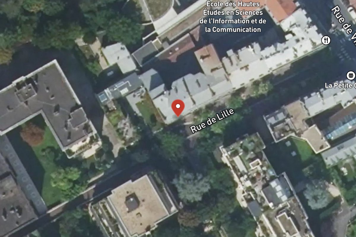 Vue satellite — 8 Rue de Lille