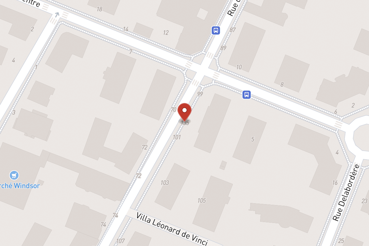 Plan de situation — 101 Rue de Longchamp
