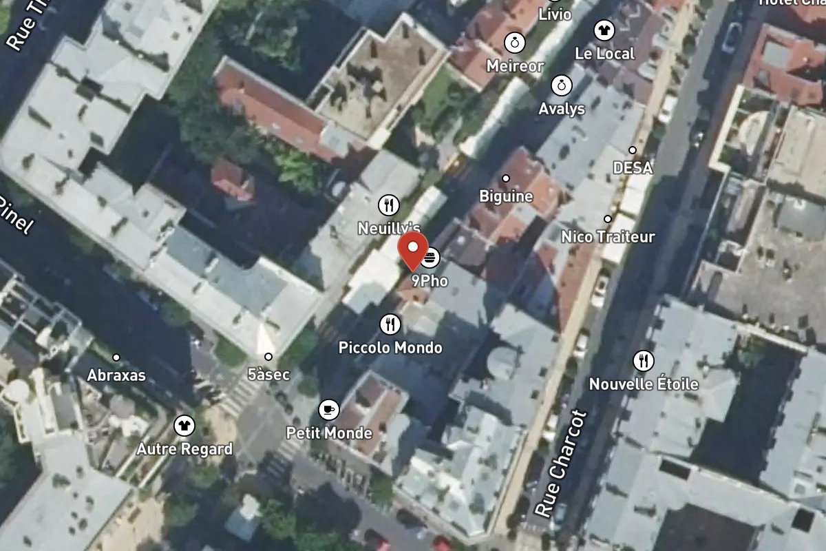 Vue satellite — 11 Rue de Longchamp
