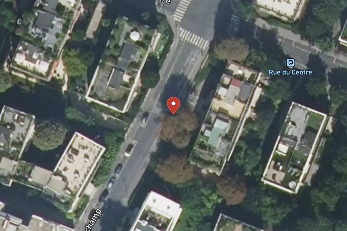 Vue satellite — 135 Rue de Longchamp