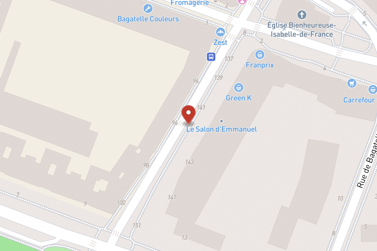 Plan de situation — 145BIS Rue de Longchamp