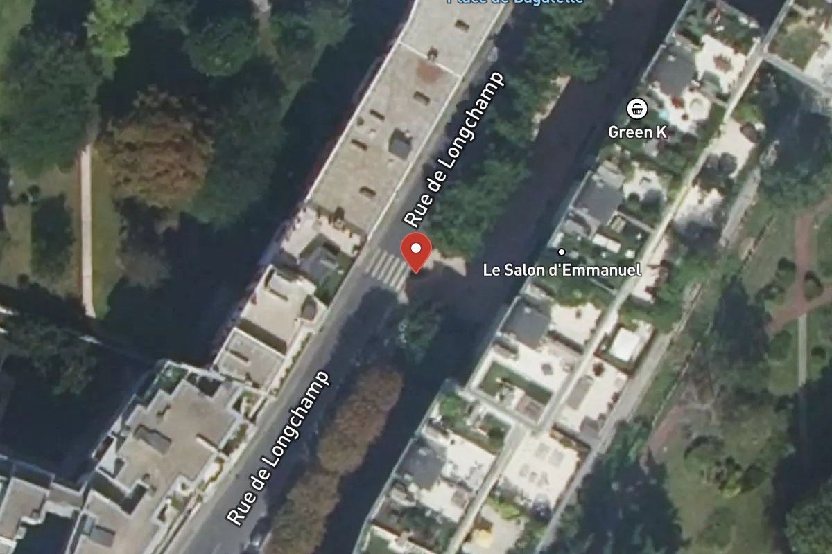 Vue satellite — 145BIS Rue de Longchamp