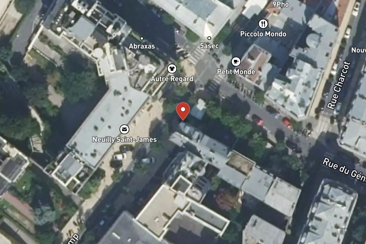 Vue satellite — 15 Rue de Longchamp