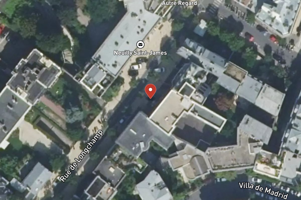 Vue satellite — 19 Rue de Longchamp