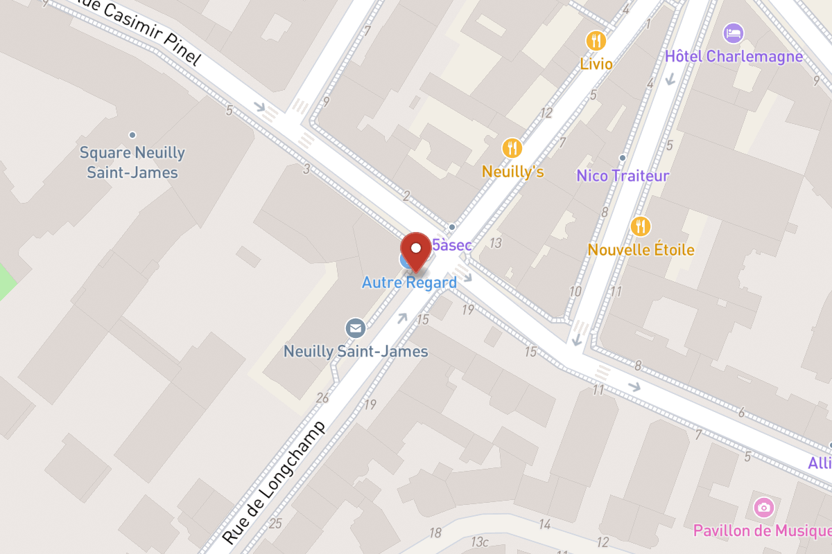 Plan de situation — 20 Rue de Longchamp