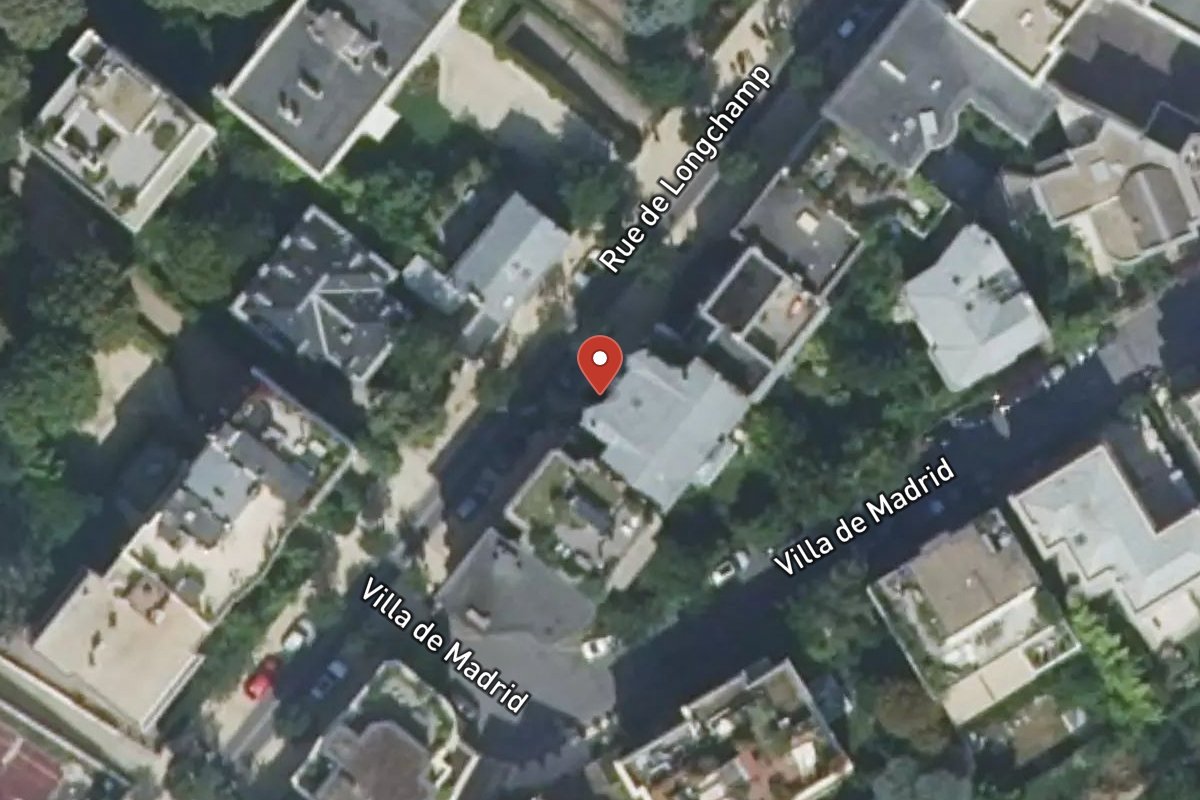 Vue satellite — 27 Rue de Longchamp