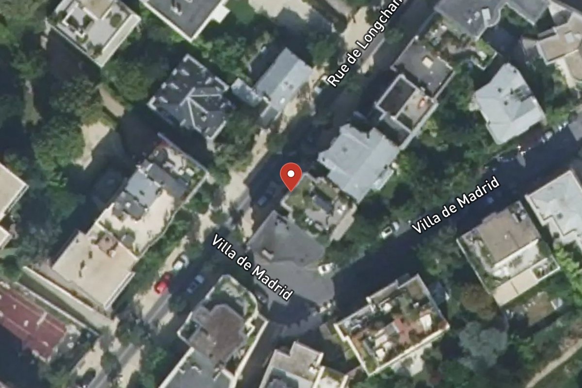 Vue satellite — 29 Rue de Longchamp
