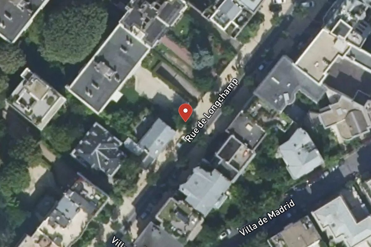 Vue satellite — 30 Rue de Longchamp