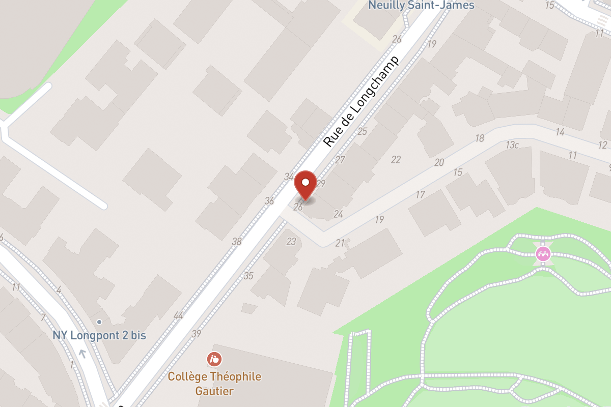 Plan de situation — 31 Rue de Longchamp