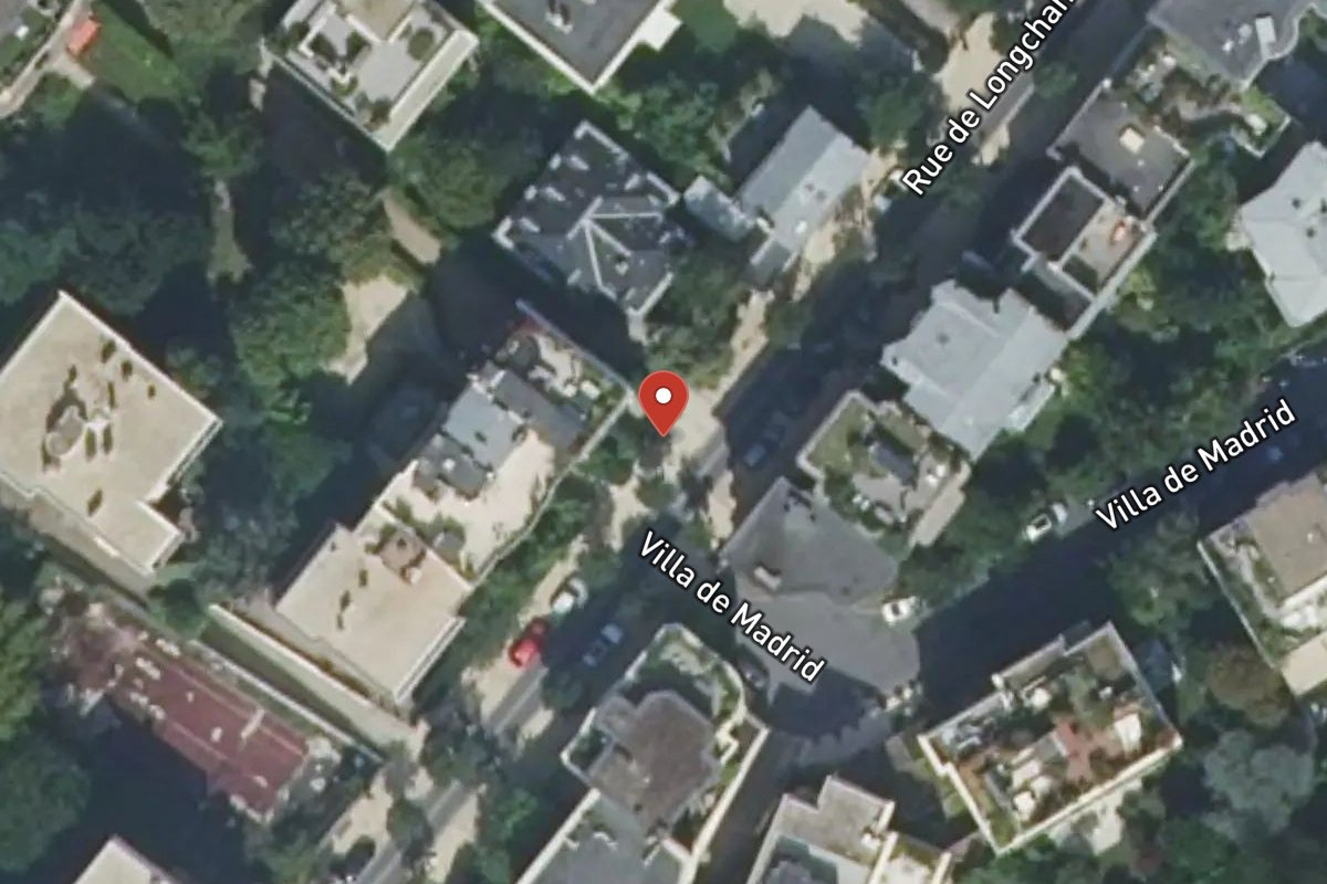 Vue satellite — 34BIS Rue de Longchamp
