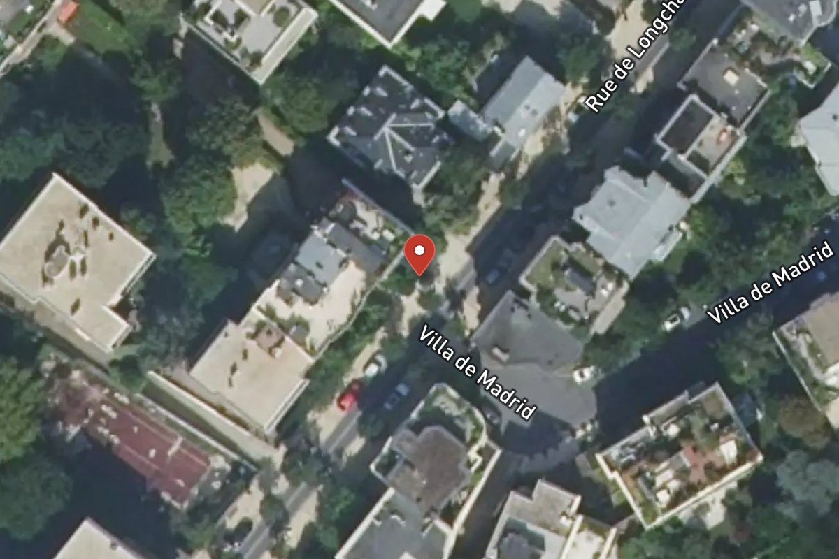 Vue satellite — 34TER Rue de Longchamp