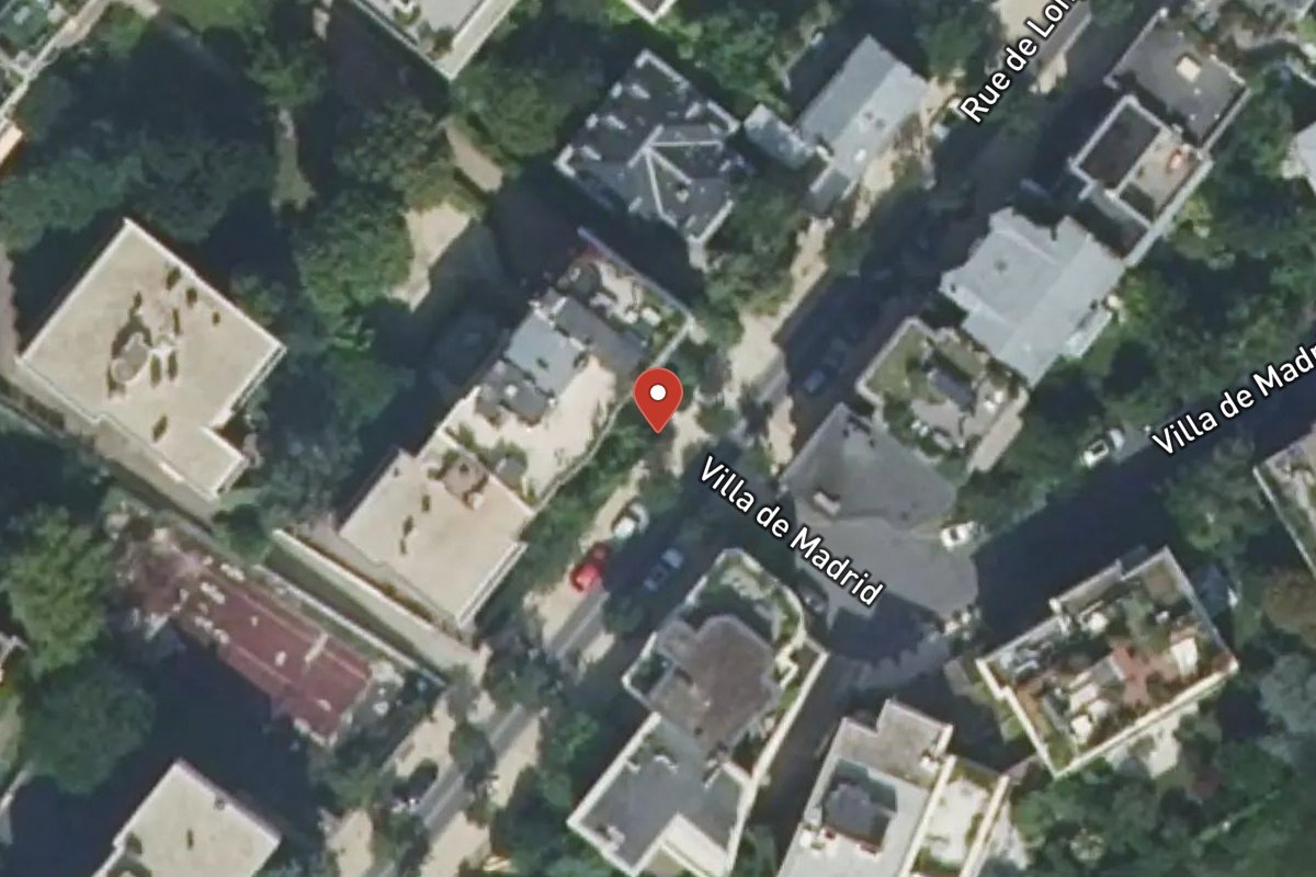 Vue satellite — 36 Rue de Longchamp