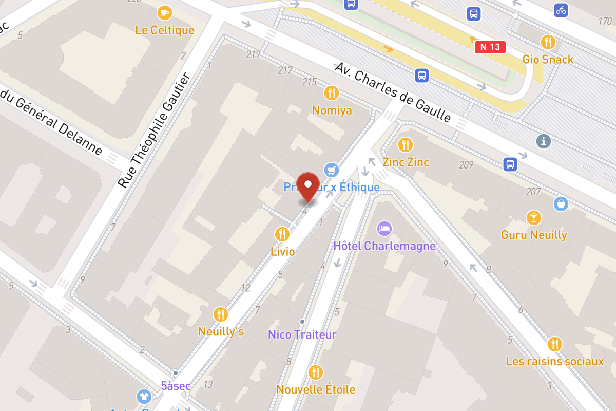 Plan de situation — 4BIS Rue de Longchamp