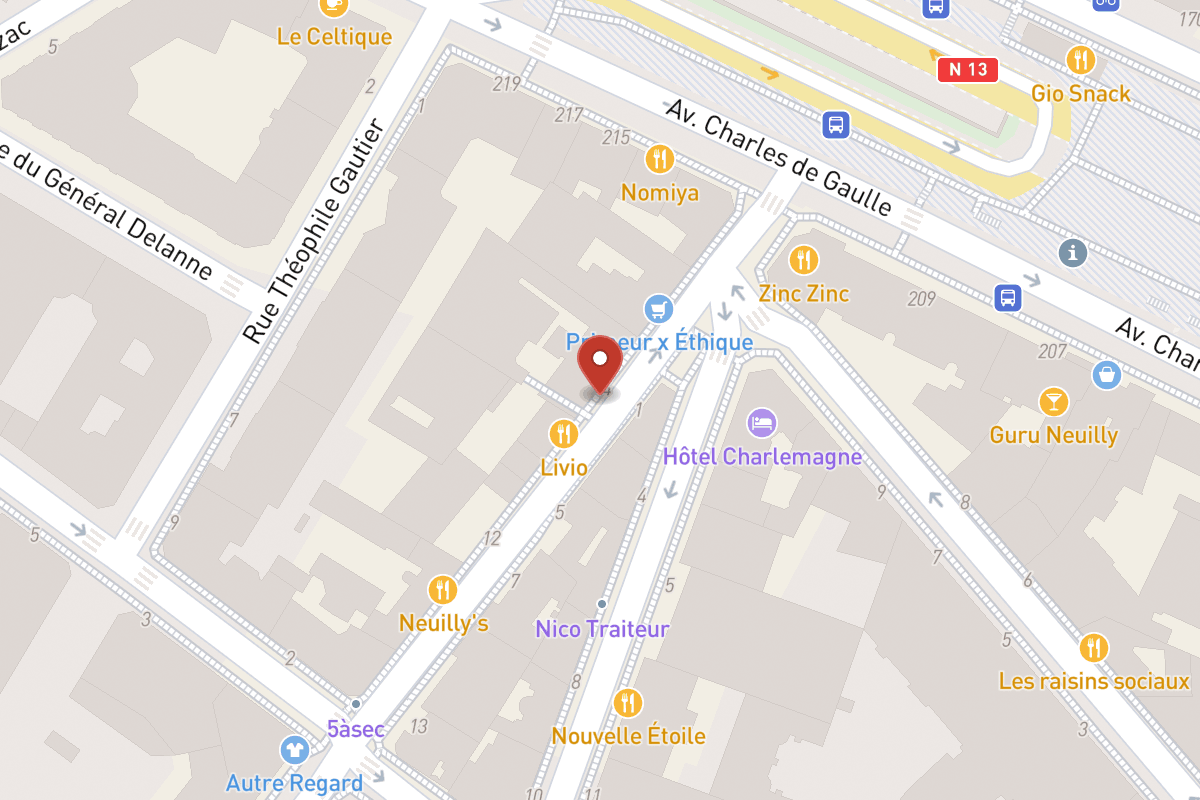Plan de situation — 4 Rue de Longchamp