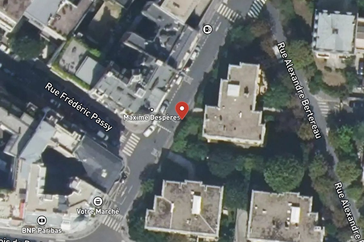 Vue satellite — 51 Rue de Longchamp
