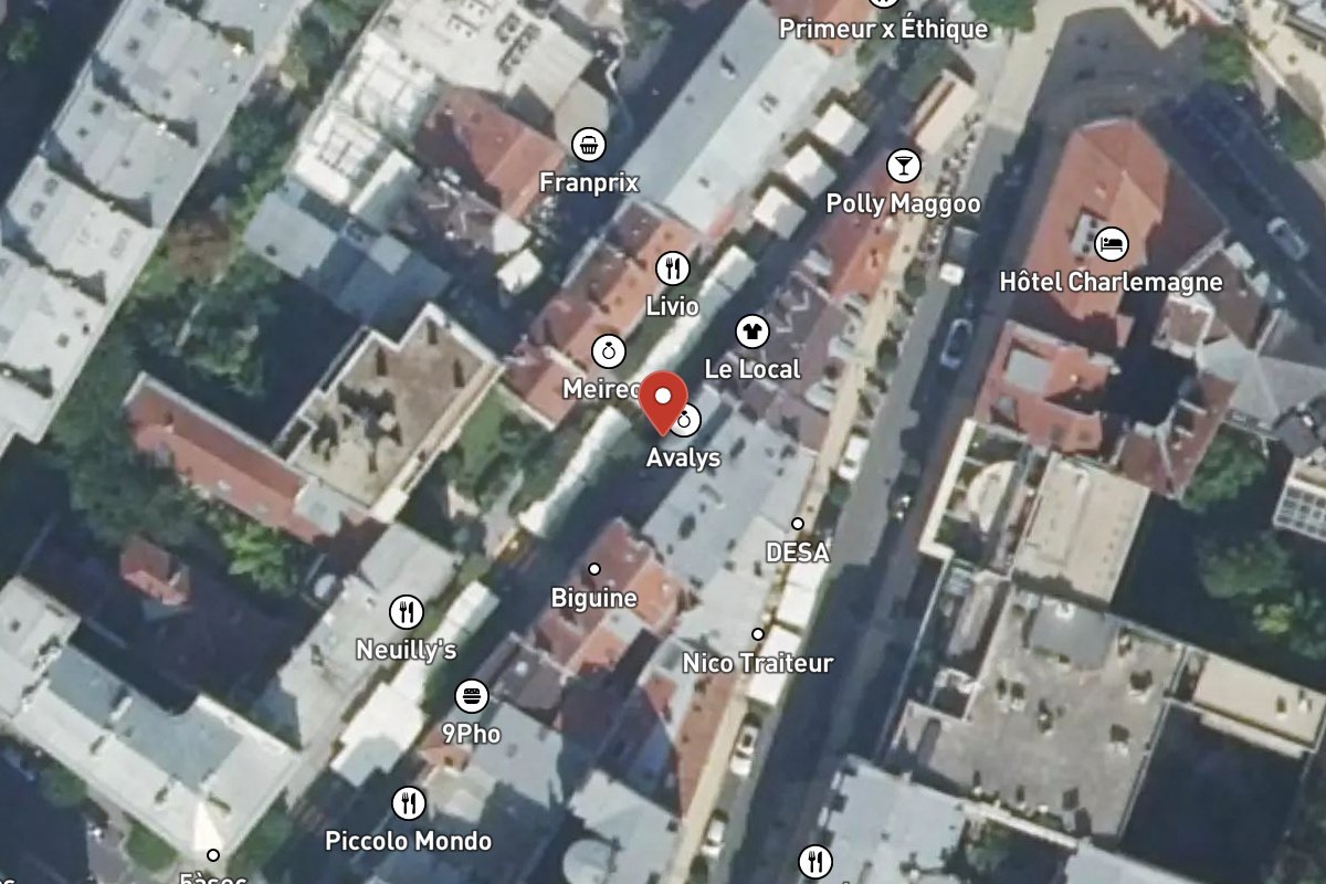 Vue satellite — 5 Rue de Longchamp