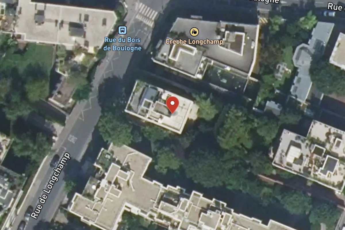 Vue satellite — 61BIS Rue de Longchamp