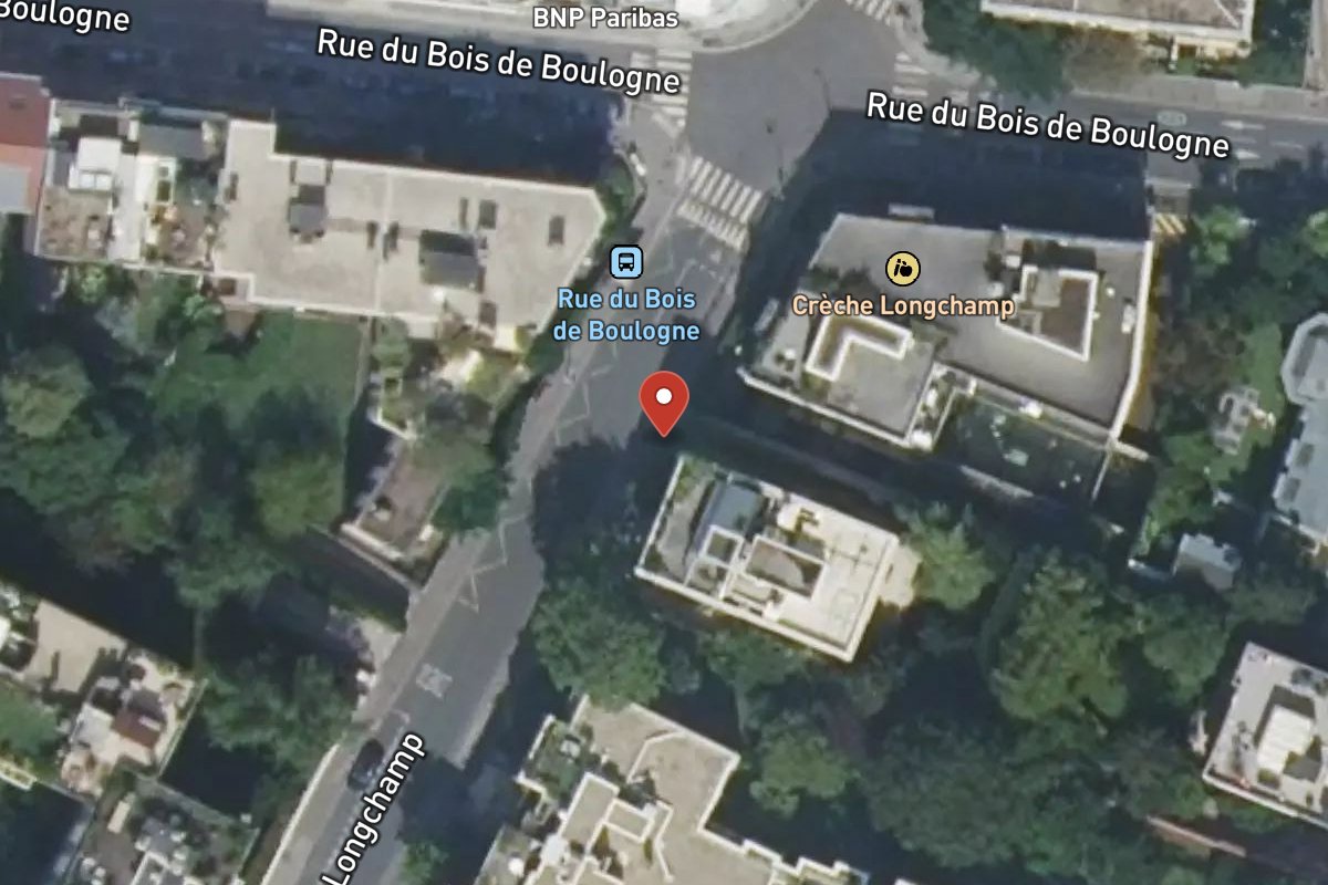 Vue satellite — 61 Rue de Longchamp