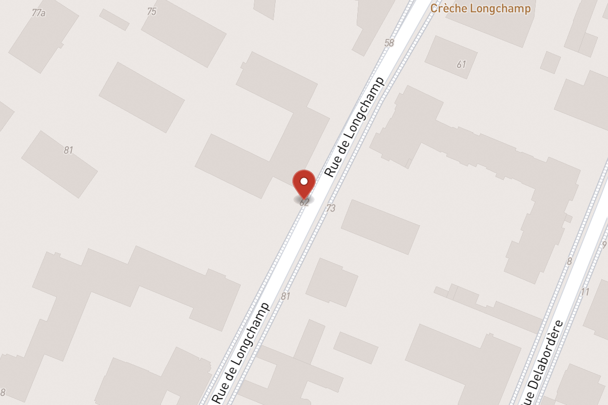 Plan de situation — 62 Rue de Longchamp