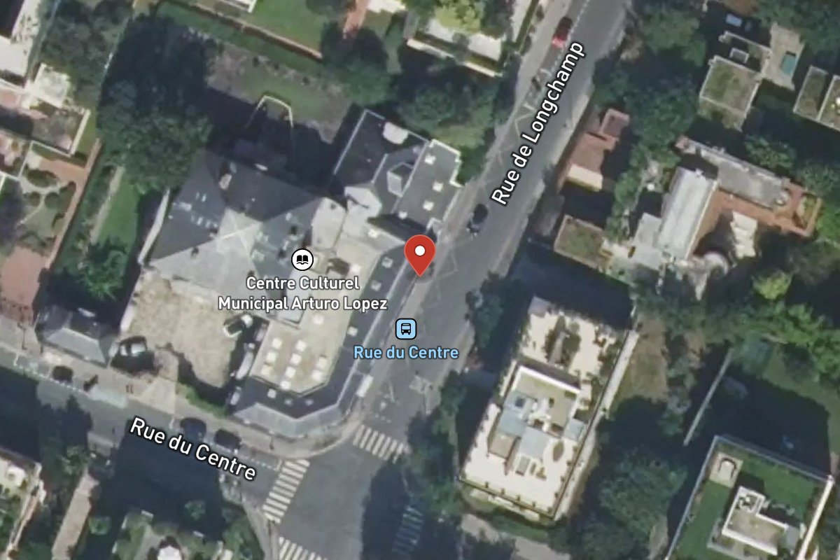 Vue satellite — 66 Rue de Longchamp