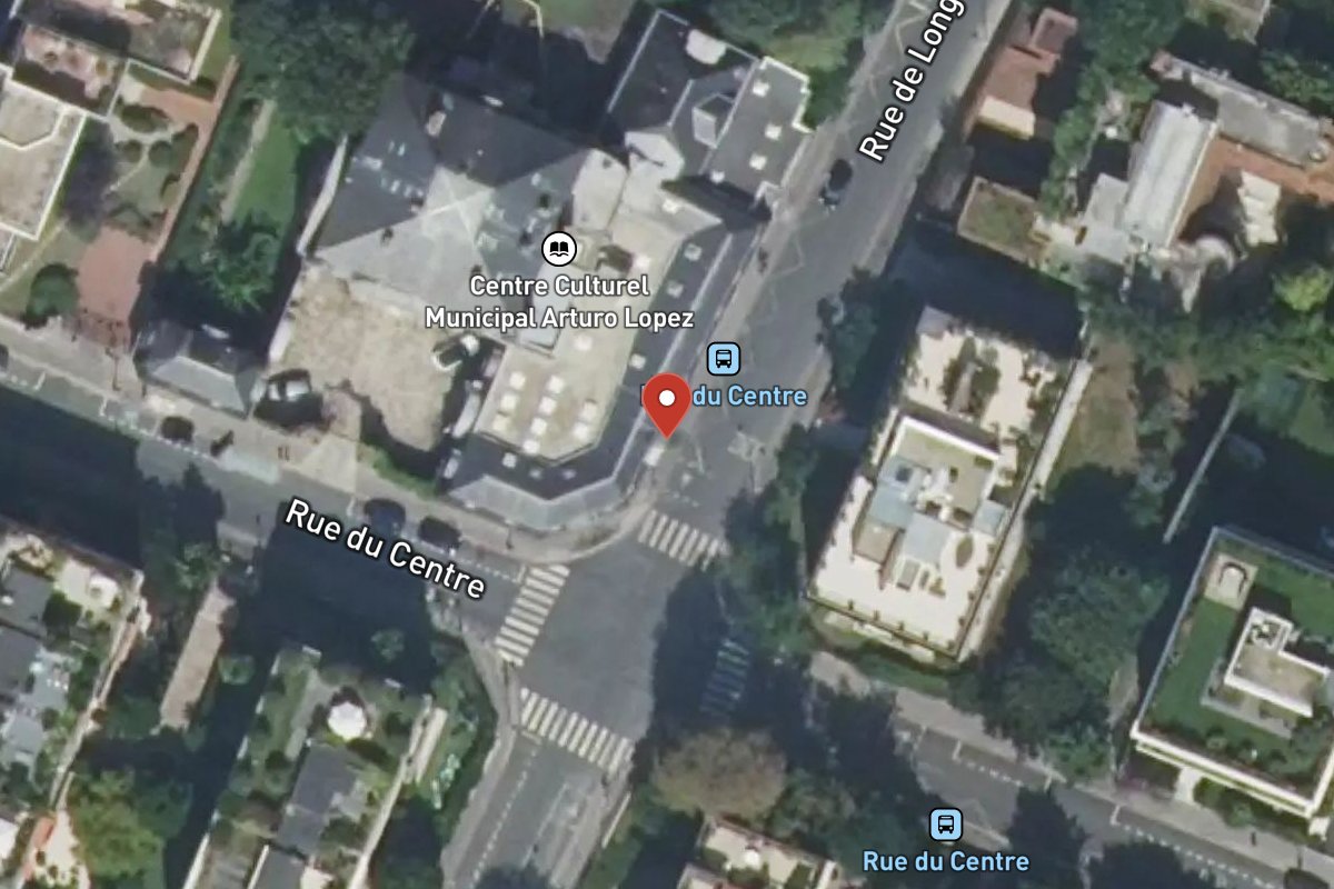 Vue satellite — 68 Rue de Longchamp
