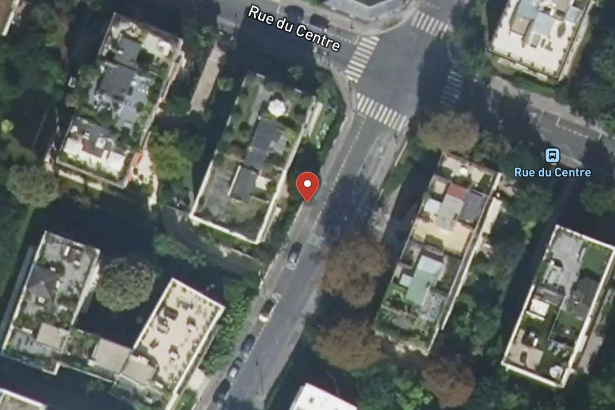 Vue satellite — 70 Rue de Longchamp