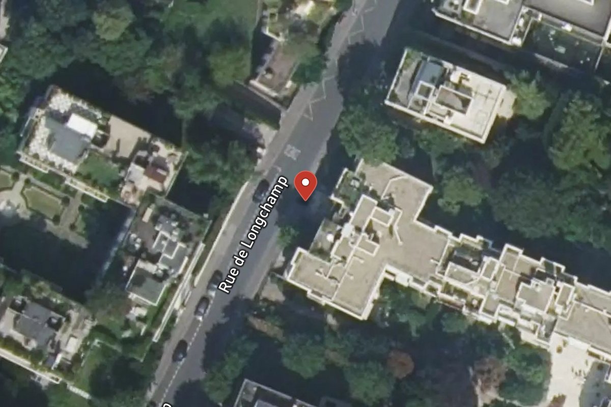 Vue satellite — 71 Rue de Longchamp
