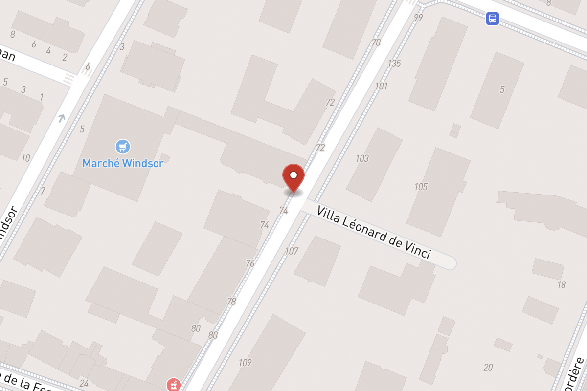 Plan de situation — 72BIS Rue de Longchamp