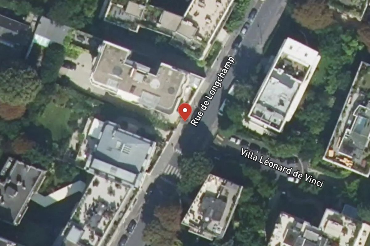 Vue satellite — 72BIS Rue de Longchamp